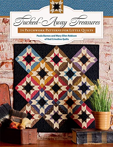Beispielbild fr Tucked-Away Treasures: 14 Patchwork Patterns for Little Quilts zum Verkauf von PlumCircle