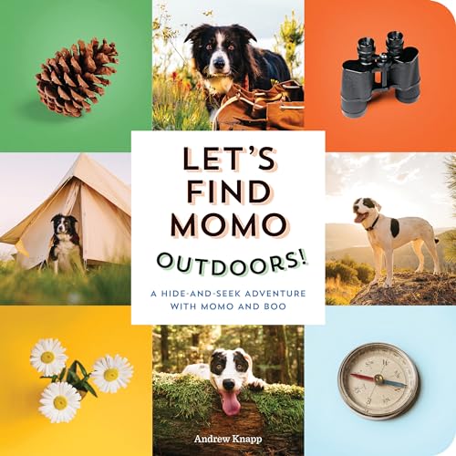 Stock image for Let's Find Momo Outdoors!: A Hide-and-Seek Adventure with Momo and Boo for sale by New Legacy Books