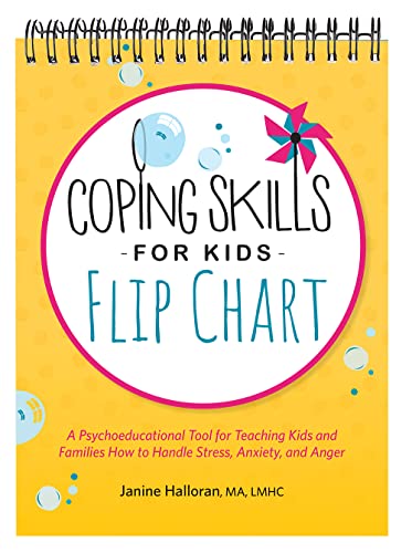 Beispielbild fr Coping Skills for Kids Flip Chart A Psychoeducational Tool for Teaching Kids and Families How to Handle Stress, Anxiety, and Anger zum Verkauf von Lakeside Books