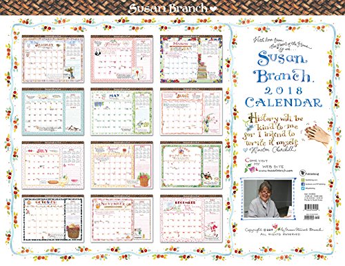 9781683752585 2018 Susan Branch Heart Of The Home 22x17 Desk Pad