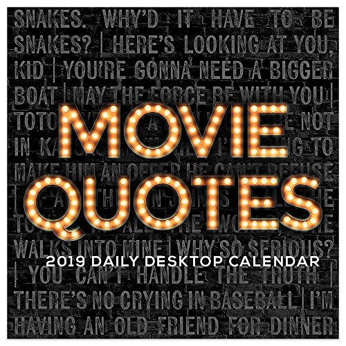 Stock image for 2019 Daily Movie Quotes Desk Calendar for sale by Book Deals