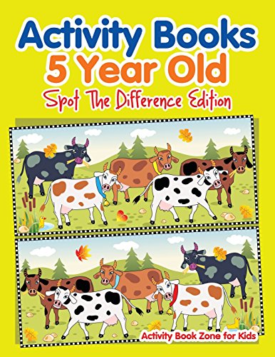 Imagen de archivo de Activity Books 5 Year Old Spot The Difference Edition a la venta por GF Books, Inc.