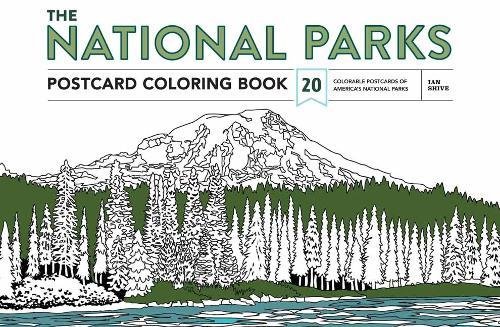 Imagen de archivo de The National Parks Postcard Coloring Book: 20 Colorable Postcards of America's National Parks a la venta por HPB-Movies