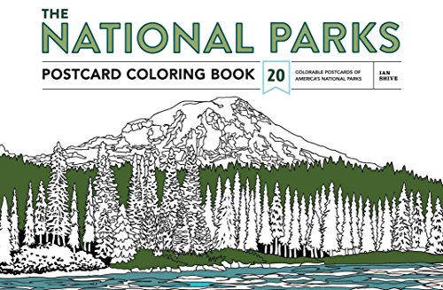 Stock image for The National Parks Postcard Coloring Book: 20 Colorable Postcards of America's National Parks for sale by HPB-Movies
