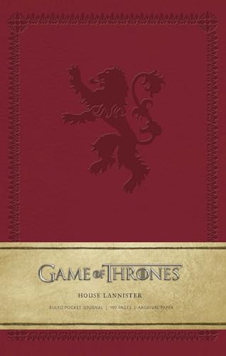 Stock image for Game of Thrones: House Lannister Ruled Pocket Journal for sale by AG Library