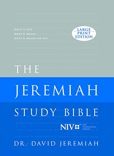 Beispielbild fr Holy Bible: New International Version; the Jeremiah Study Bible: What It Says. What It Means. What It Means to You. zum Verkauf von Revaluation Books