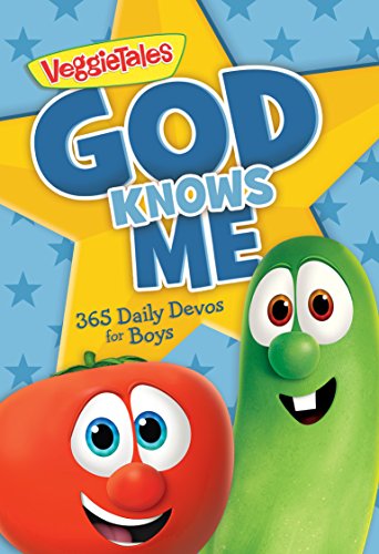 Stock image for God Knows Me: 365 Daily Devos for Boys (VeggieTales) for sale by Jenson Books Inc