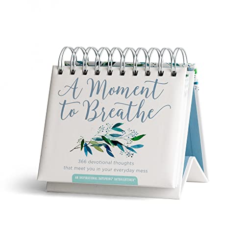 Beispielbild fr A Moment To Breathe: 366 Devotional Thoughts That Meet You in Your Everyday Mess: An Inspirational DaySpring DayBrightener - Perpetual Calendar zum Verkauf von Wonder Book