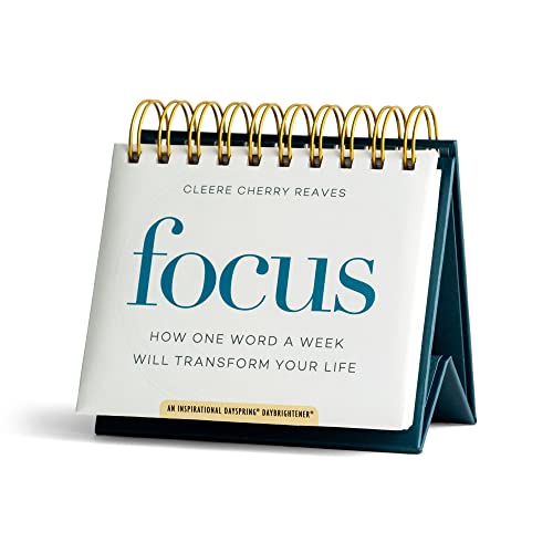 Imagen de archivo de Focus: How One Word a Week Will Transform Your Life (An Inspirational DaySpring DayBrightener) Perpetual Calendar a la venta por Upward Bound Books