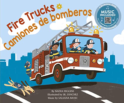 Stock image for Fire Trucks / Camiones de bomberos (Machines! / ?Las m?quinas!) (English and Spanish Edition) for sale by SecondSale