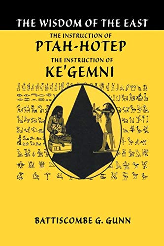 Imagen de archivo de The Teachings of Ptahhotep: The Oldest Book in the World a la venta por Books Unplugged