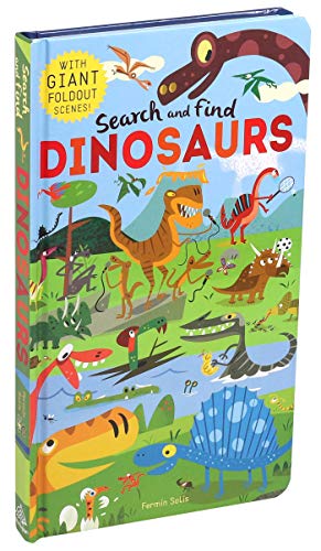 9781684122639: Search and Find: Dinosaurs: With Giant Foldout Scenes