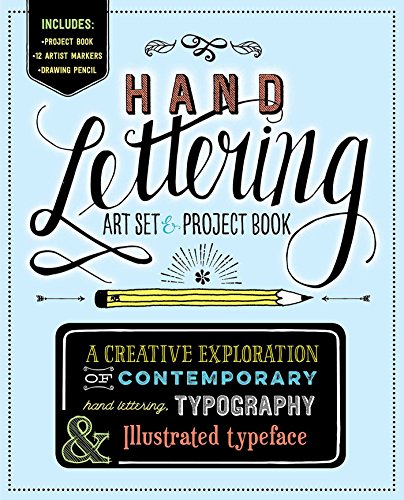 9781684122844: Hand Lettering: Art Set & Project Book: A Creative Exploration of Contemporary Hand Lettering, Typography & Illustrated Typeface