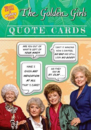 Beispielbild fr Golden Girls Quote Cards zum Verkauf von Goodwill of Colorado