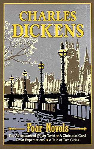 Imagen de archivo de Charles Dickens: Four Novels (Leather-bound Classics) a la venta por Goodwill of Colorado