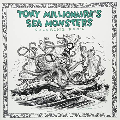 Beispielbild fr Tony Millionaires Sea Monsters Coloring Book zum Verkauf von Big River Books