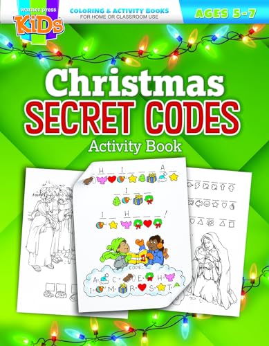 9781684343454: Coloring Activity Books - Christmas - ages 5-7 - Christmas Secret Codes - (Activities based on NIV)