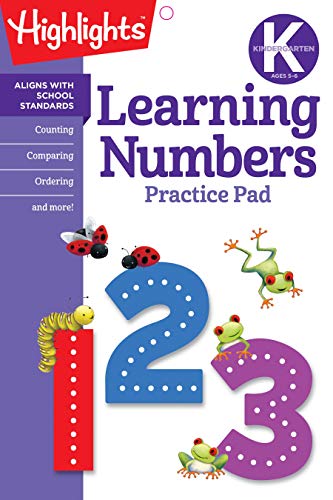 Beispielbild fr Kindergarten Learning Numbers (HighlightsT Learn on the Go Practice Pads) zum Verkauf von SecondSale
