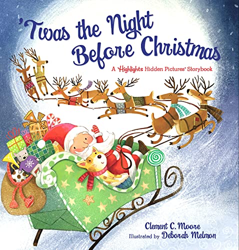 9781684376490: 'Twas the Night Before Christmas: A Highlights Hidden Pictures Storybook (Highlights Hidden Pictures Storybooks)