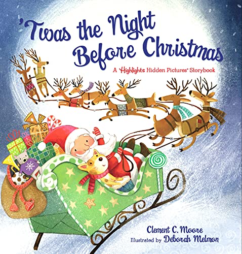 9781684376490: 'Twas the Night Before Christmas: A Highlights Hidden Pictures Storybook