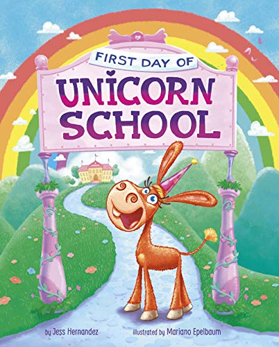 Beispielbild fr First Day of Unicorn School zum Verkauf von PBShop.store US