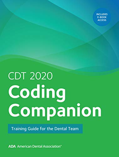 Imagen de archivo de CDT 2020 Coding Companion: Training Guide for the Dental Team a la venta por HPB-Red