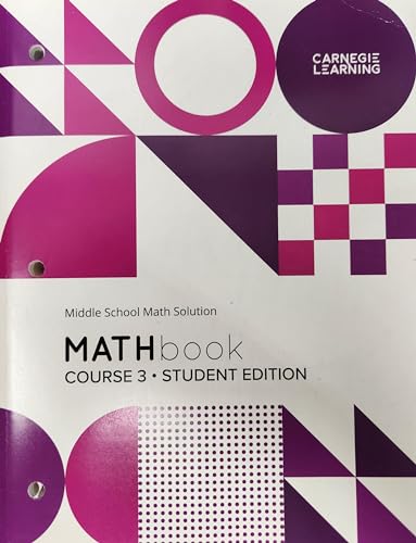 Imagen de archivo de Middle School Math Solution: Math Book, Course 3, Student Edition, 4th Edition, c. 2022, 9781684597369, 1684597366 a la venta por Walker Bookstore (Mark My Words LLC)