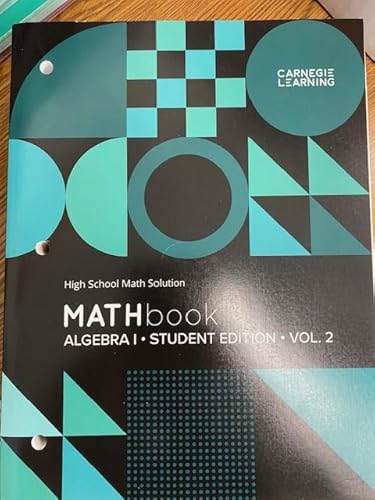 Stock image for MATHbook: Algebra 1 Vol 2 High School Math Solution (Student Edition) for sale by BooksRun
