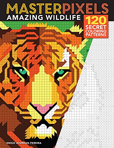 Stock image for Masterpixels: Amazing Wildlife: 120 Secret Coloring Patterns for sale by Goodbooks Company