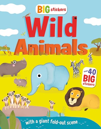 Beispielbild fr Wild Animals (Big Stickers) zum Verkauf von Lakeside Books