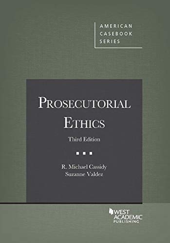 Stock image for Prosecutorial Ethics Coursebook for sale by PBShop.store UK