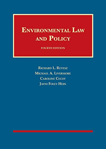 Imagen de archivo de Revesz, Livermore, Cecot, And Hein's Environmental Law And Policy - Casebookplus (Mixed media product) a la venta por Revaluation Books