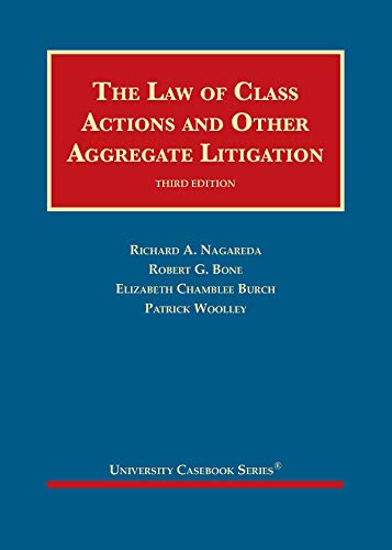 Beispielbild fr The Law of Class Actions and Other Aggregate Litigation (University Casebook Series) zum Verkauf von BooksRun