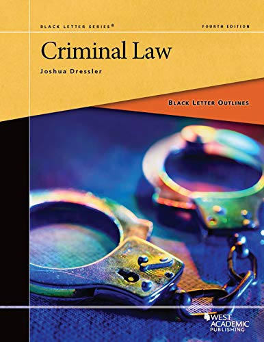 Beispielbild fr Black Letter Outline on Criminal Law (Black Letter Outlines) zum Verkauf von BooksRun