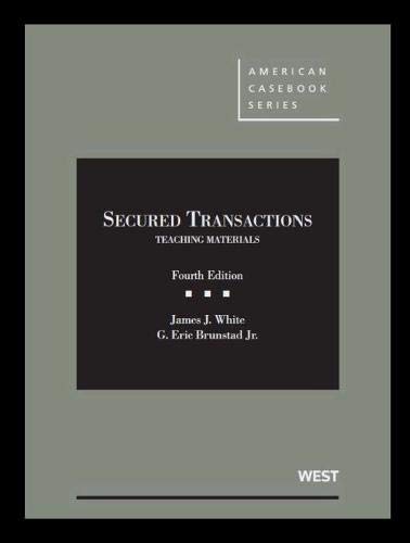 Stock image for White And Brunstad's Secured Transactions - Casebookplus: Teaching Materials (Mixed media product) for sale by Revaluation Books