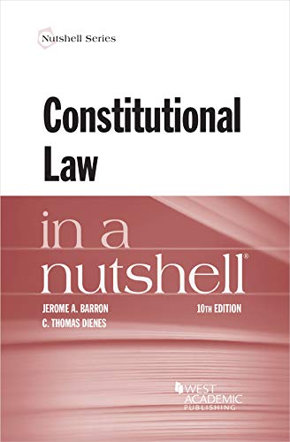 Beispielbild fr Constitutional Law in a Nutshell zum Verkauf von Blackwell's