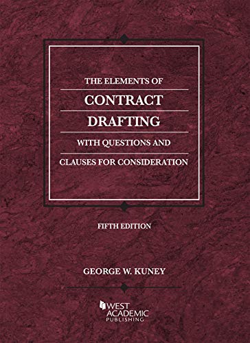 Imagen de archivo de The Elements of Contract Drafting (Coursebook) a la venta por BooksRun