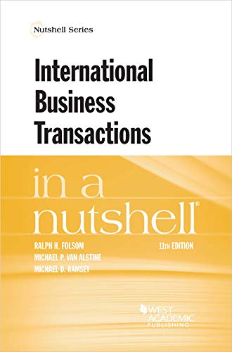 Stock image for International Business Transactions in a Nutshell (Nutshells) for sale by SecondSale