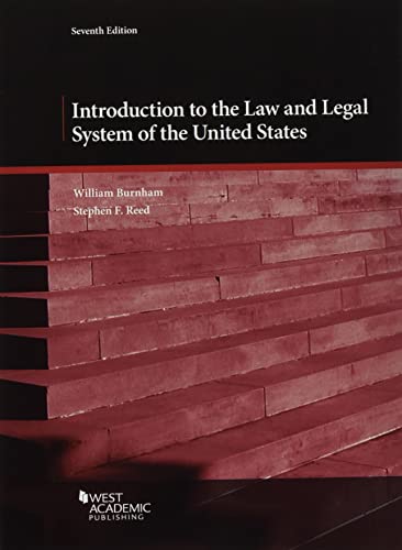 Beispielbild fr Introduction to the Law and Legal System of the United States (Coursebook) zum Verkauf von BooksRun