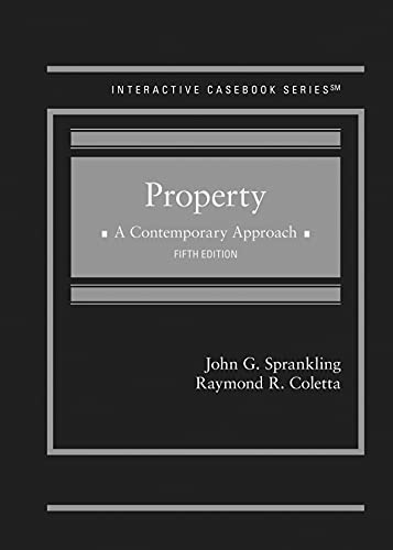 Beispielbild fr Property: A Contemporary Approach (Interactive Casebook Series) zum Verkauf von BooksRun