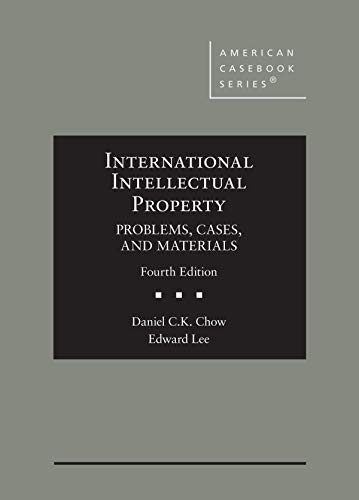 Beispielbild fr International Intellectual Property, Problems, Cases, and Materials (American Casebook Series) zum Verkauf von BooksRun
