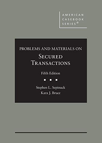 Beispielbild fr Problems and Materials on Secured Transactions (American Casebook Series) zum Verkauf von BooksRun