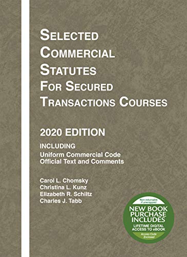 Beispielbild fr Selected Commercial Statutes for Secured Transactions Courses, 2020 Edition (Selected Statutes) zum Verkauf von BooksRun