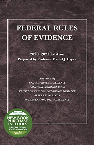 Stock image for Federal Rules of Evidence, with Faigman Evidence Map, 2020-2021 Edition (Selected Statutes) for sale by BooksRun