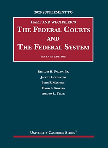 Imagen de archivo de The Federal Courts and the Federal System, 7th, 2020 Supplement (University Casebook Series) a la venta por SecondSale