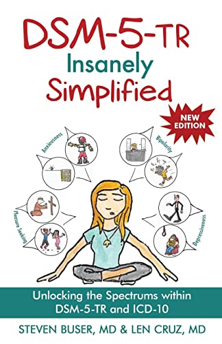 Stock image for DSM-5-TR Insanely Simplified: Unlocking the Spectrums within DSM-5-TR and ICD-10 for sale by Bingo Used Books