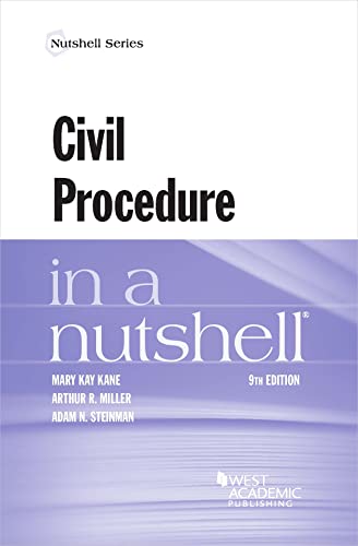 Imagen de archivo de Civil Procedure in a Nutshell (Nutshell Series) a la venta por Revaluation Books