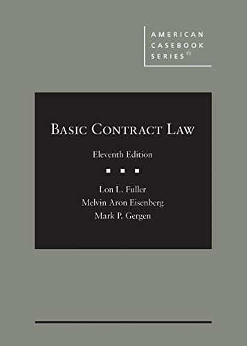 Beispielbild fr Basic Contract Law (American Casebook Series) zum Verkauf von BooksRun