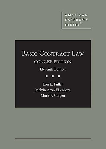 9781685610319: Basic Contract Law, Concise Edition