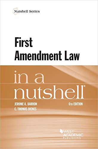 Beispielbild fr First Amendment Law in a Nutshell (Nutshell Series) zum Verkauf von Revaluation Books
